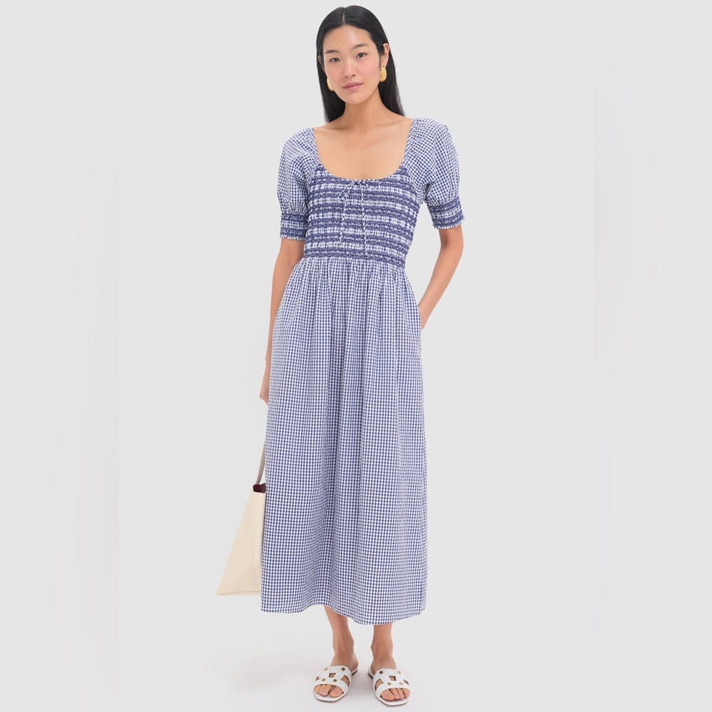 Hill House Home Navy Gingham Madeline Nap Dress